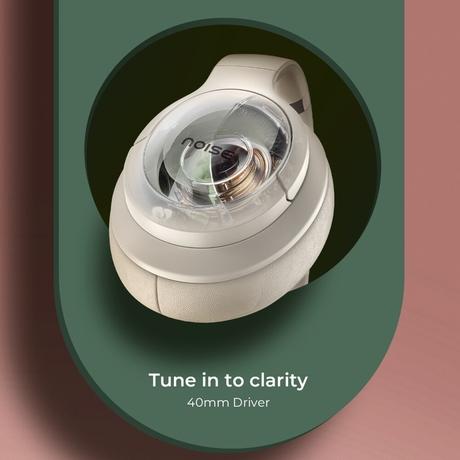 Noise Newly Launched 4 Wireless On-Ear Headphones with 70 H Playtime, ENC, 40 mm Driver, Low Latency (up to 40 ms), Dual Pairing, BT v5.4 (Carbon Black)-5