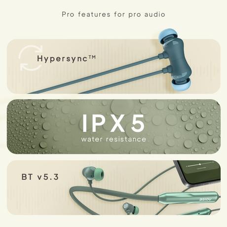 Noise Airwave Pro with ANC, 60 Hrs of Playtime, Low latency (Up to 40 ms), 3 EQ Modes Bluetooth Headset(Matte Black, In the Ear)-12