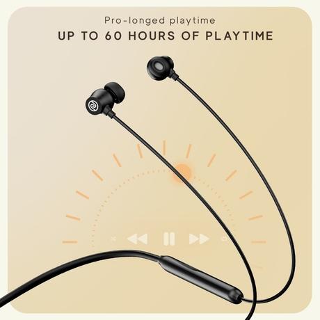 Noise Airwave Pro with ANC, 60 Hrs of Playtime, Low latency (Up to 40 ms), 3 EQ Modes Bluetooth Headset(Matte Black, In the Ear)-3