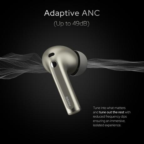 Noise Master Buds Truly Wireless Bluetooth Earbuds, Titanium-5