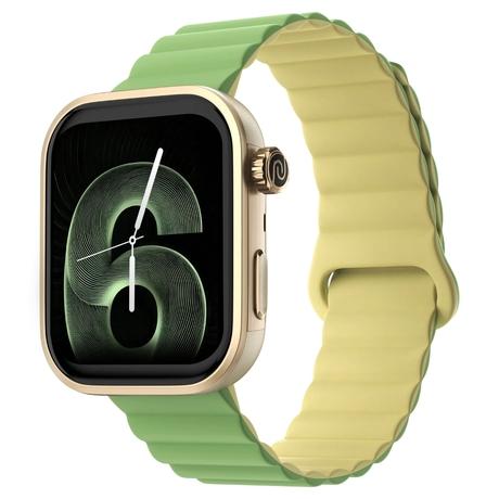 Noise ColorFit Pro 6 Smartwatch, Magnetic Lime-0