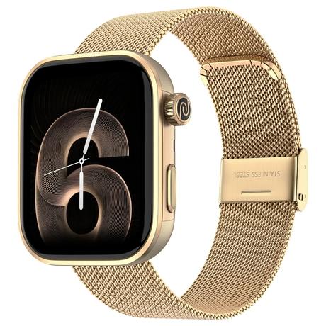 Noise ColorFit Pro 6 Smartwatch, Champagne Link-0
