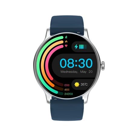 Noise NoiseFit Twist Go Smartwatch, Space Blue-0