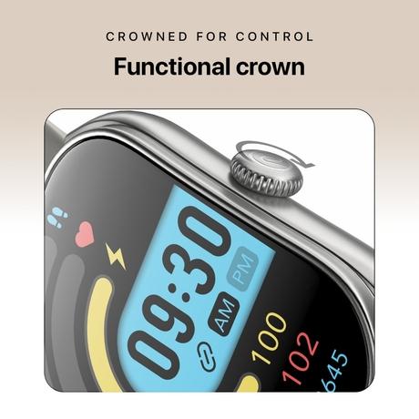 Noise ColorFit Icon Arc Smartwatch, Jet Black-5
