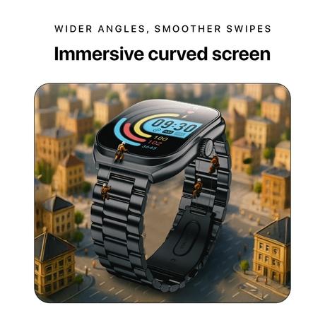Noise ColorFit Icon Arc Smartwatch, Nickel Brown-2