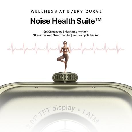Noise ColorFit Icon Arc Smartwatch, Nickel Brown-6