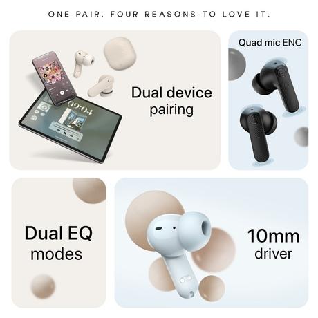 Noise Buds X2 Truly Wireless Bluetooth Earbuds, Pebble Grey-6
