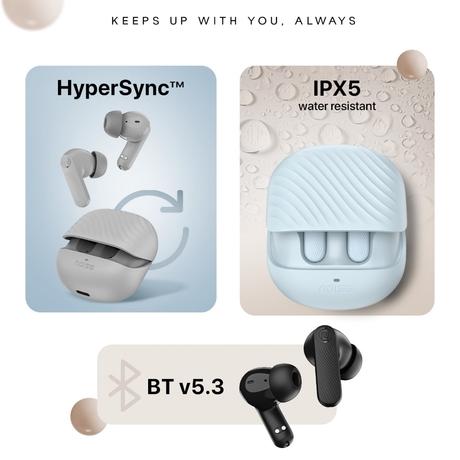 Noise Buds X2 Truly Wireless Bluetooth Earbuds, Pebble Grey-8
