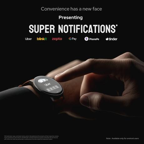 Noise Pro 6R 3.7 cm (1.46 inch) AMOLED Smart Watch, 1000 NITS, Powered by AI Pro, Built-in GPS, Strava Integration, Stainless Steel Dial, Video Watch Faces,3ATM, Emergency SOS, TWS Connectivity (Classic Black)-3