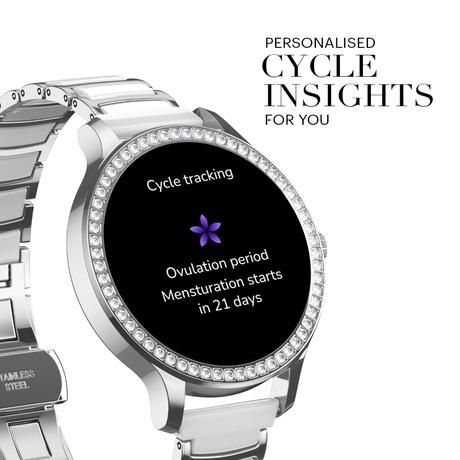 Noise NoiseFit Diva Araya Smartwatch, Iconic Rose Gold-5