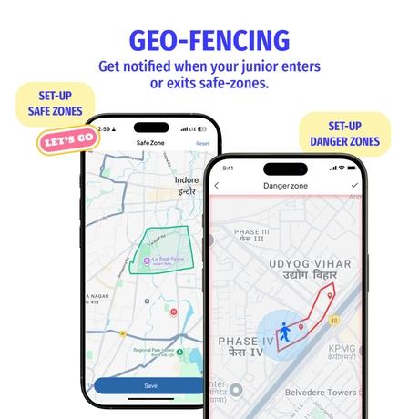 Noise Junior Explorer 2 Smart Watch for Kids with 4G SIM Compatible, 2-Way Video & Voice Calling, Geofencing, Real Time Location Monitoring via Google Maps, IP68, SOS Emergency Alerts (Frost Pop)-5