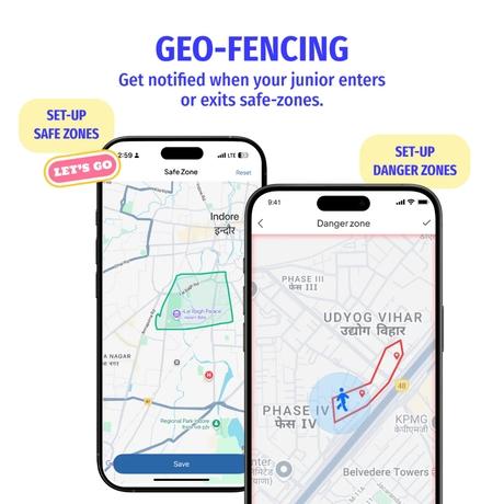 Noise Junior Explorer 2 Smart Watch for Kids with 4G SIM Compatible, 2-Way Video & Voice Calling, Geofencing, Real Time Location Monitoring via Google Maps, IP68, SOS Emergency Alerts (Power Pixel)-5