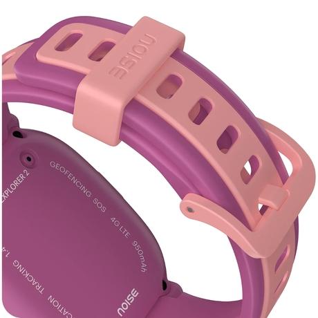 Noise Junior Explorer 2 Smart Watch for Kids with 4G SIM Compatible, 2-Way Video & Voice Calling, Geofencing, Real Time Location Monitoring via Google Maps, IP68, SOS Emergency Alerts (Power Pixel)-6