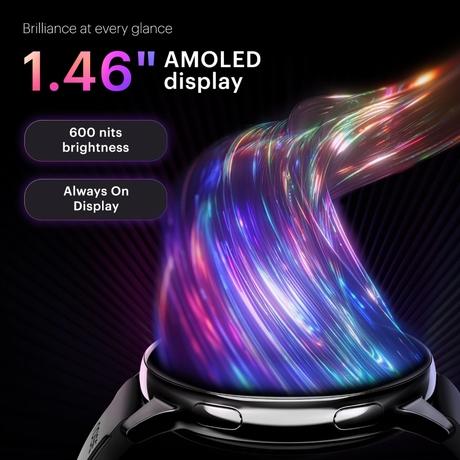 Noise NoiseFit Vortex Plus Smart Watch, Space Blue-1