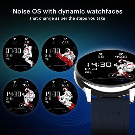 Noise NoiseFit Vortex Plus Smart Watch, Space Blue-5
