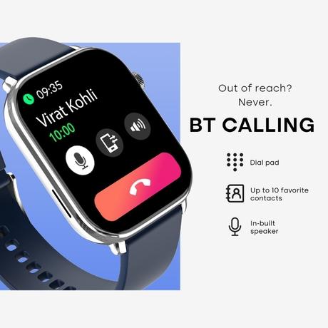 Noise ColorFit Icon 4 Smartwatch, Space Blue-4