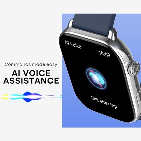 Noise ColorFit Icon 4 Smartwatch, Space Blue-5