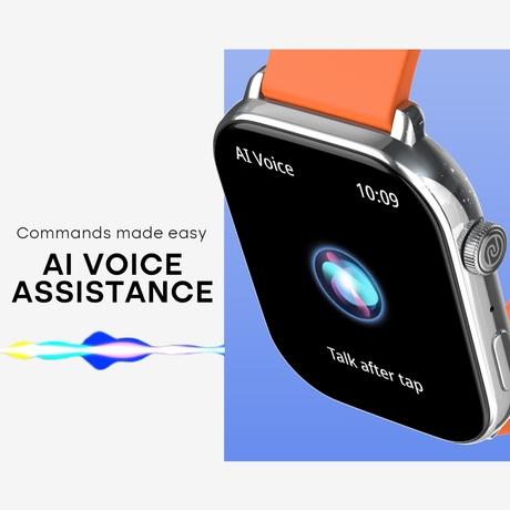 Noise ColorFit Icon 4 Smartwatch, Sunset Orange-5