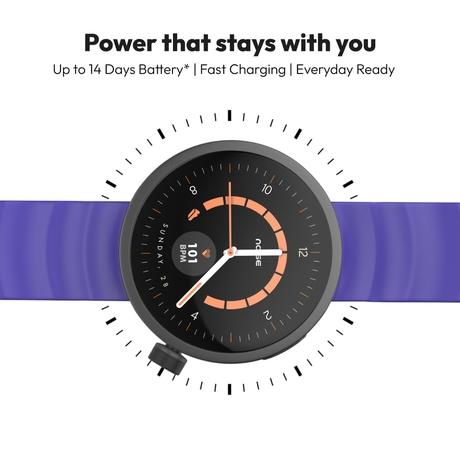 Noise Alt Watch 1 3.35 cm (1.32 inches) Smartwatch, Chosen Orange-1