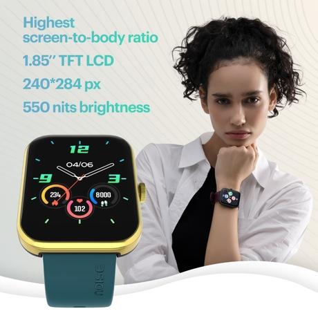 Noise ColorFit Elevate Smartwatch, Deep Wine-1