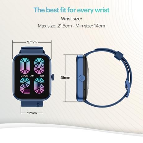 Noise ColorFit Elevate Smartwatch, Deep Wine-7