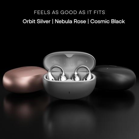 Noise Air Clips Pro OWS Headphone, Cosmic Black-10