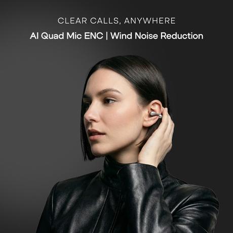 Noise Air Clips Pro OWS Headphone, Cosmic Black-6