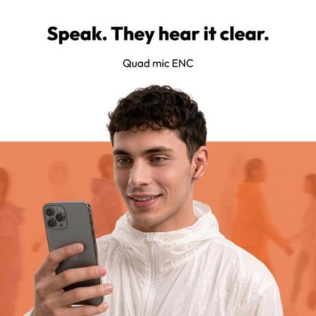 Noise Alt Buds S Truly Wireless Bluetooth Earbuds, Chosen Orange-3
