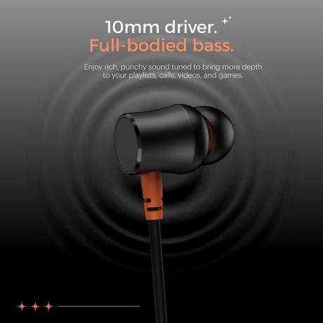 Noise Chord 100 Type-C Wired Earphone, Jet Black-2