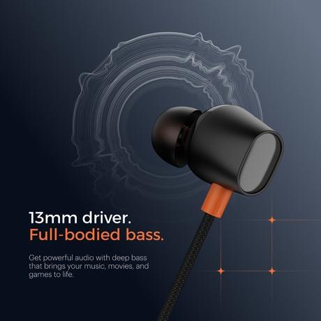 Noise Chord 200 Type-C Wired Earphone, Jet Black-2