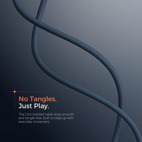 Noise Chord 200 Type-C Wired Earphone, Midnight Blue-4