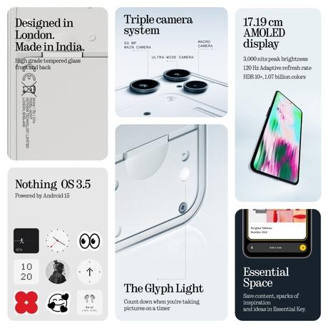 Nothing Phone (3a) Lite 5G 128 GB, 8 GB RAM, White, Mobile Phone-1