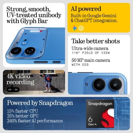 Nothing Phone (4b) 256 GB, 8 GB RAM, Blue, Mobile Phone-3