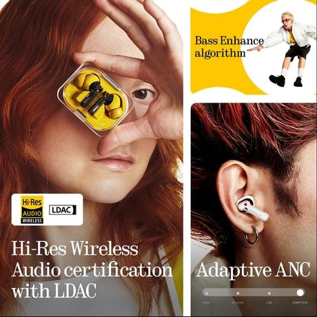 Nothing TWS Ear (a) Earbuds, Black-3