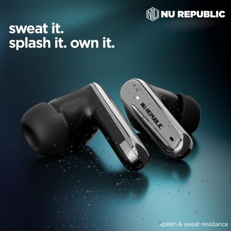 Nu Republic Epic X4 TWS Earbuds with 52 Hour Playtime, X-Bass Technology, 13 mm Neodymium Drivers, ENC Mics, Dual Mode, 40 ms Low Latency, Quick Charge 15mins = 200 Mins Play (Silver/Black)-12