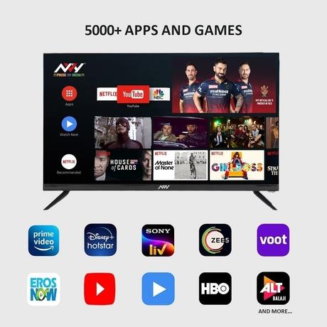 NVY 80 cm (32 inch) HD Ready Smart Frameless LED TV, NVA32SFR1 (Black) (2023 Model)-6