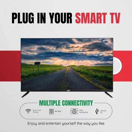 NVY 109 cm (43 Inch) FHD Smart Frameless LED TV, NVA43SFR1 (Black)-6