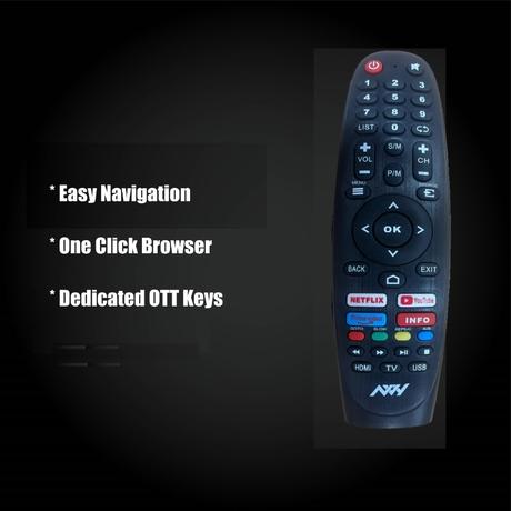 NVY 109 cm (43 Inch) FHD Smart Frameless LED TV, NVA43SFR1 (Black)-7