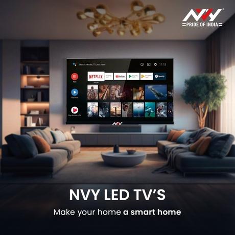 NVY 80 cm (32 inch) QLED Smart TV, NVQ32SFR1, Black-5