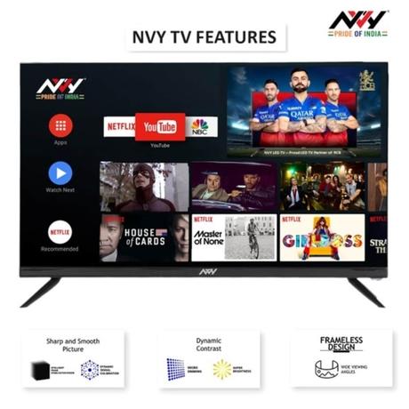 NVY 109 cm (43 inch) QLED Smart TV, NVQ43SFR1, Black-3