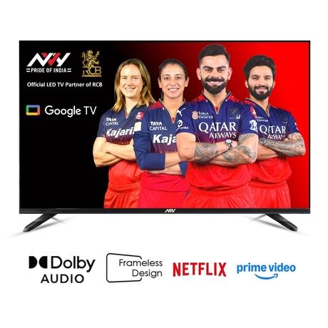 NVY 165 cm (65 inch) 4K UHD Smart Google LED TV, NVS65U, Black-0