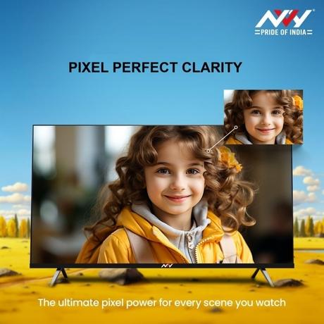 NVY 165 cm (65 inch) 4K UHD Smart Google LED TV, NVS65U, Black-4