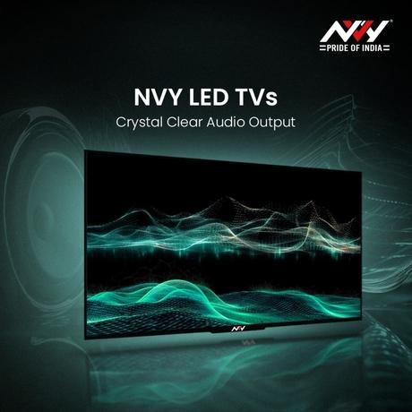 NVY 165 cm (65 inch) 4K UHD Smart Google LED TV, NVS65U, Black-6
