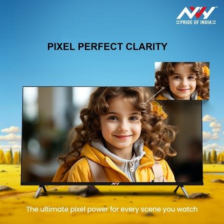 NVY Power Plus 109 cm (43 inches) Smart FHD LED TV, MRSF43R1, Black-6