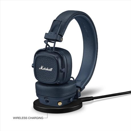 Buy Marshall Major V On Ear Bluetooth Headphone, Midnight Blue at