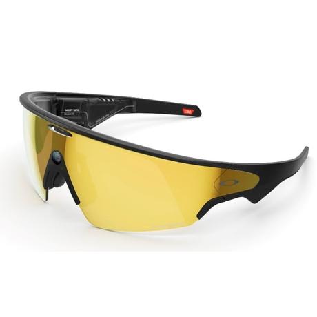 Oakley Meta Vanguard - with Meta AI, Audio, Photo, Video Compatibility - Black, Prizm 24K Lens-0