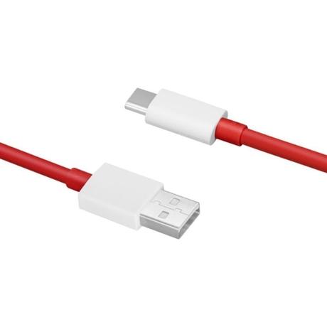 OnePlus USB-A to Type-C Cable 10 A, 100 cm (1 m) length, 480 Mbps data transfer, 160 W max fast charging, Red (DL129)-2