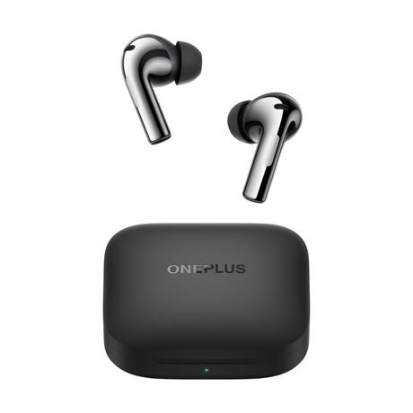 OnePlus Buds 3 Truly Wireless Bluetooth Earbuds with Upto 49dB Smart Adaptive Noise Cancellation,Hi-Res Sound Quality,Sliding Volume Control,10mins for 7Hours Fast Charging with Upto 44Hrs Playback, Metallic Gray-0