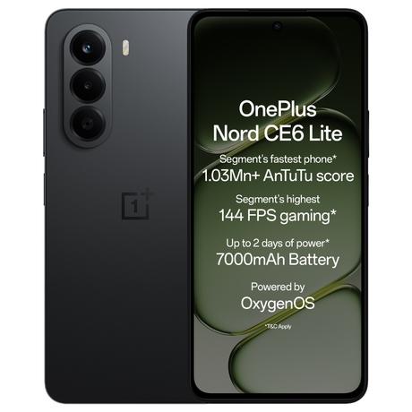 OnePlus Nord CE6 Lite 5G 256 GB, 8 GB RAM, Hyper Black, Mobile Phone-0