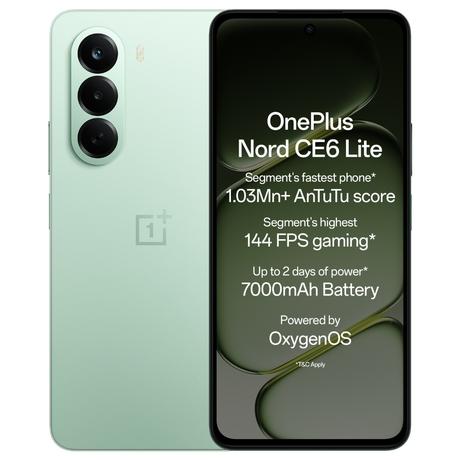 OnePlus Nord CE6 Lite 5G 256 GB, 8 GB RAM, Vivid Mint, Mobile Phone-0